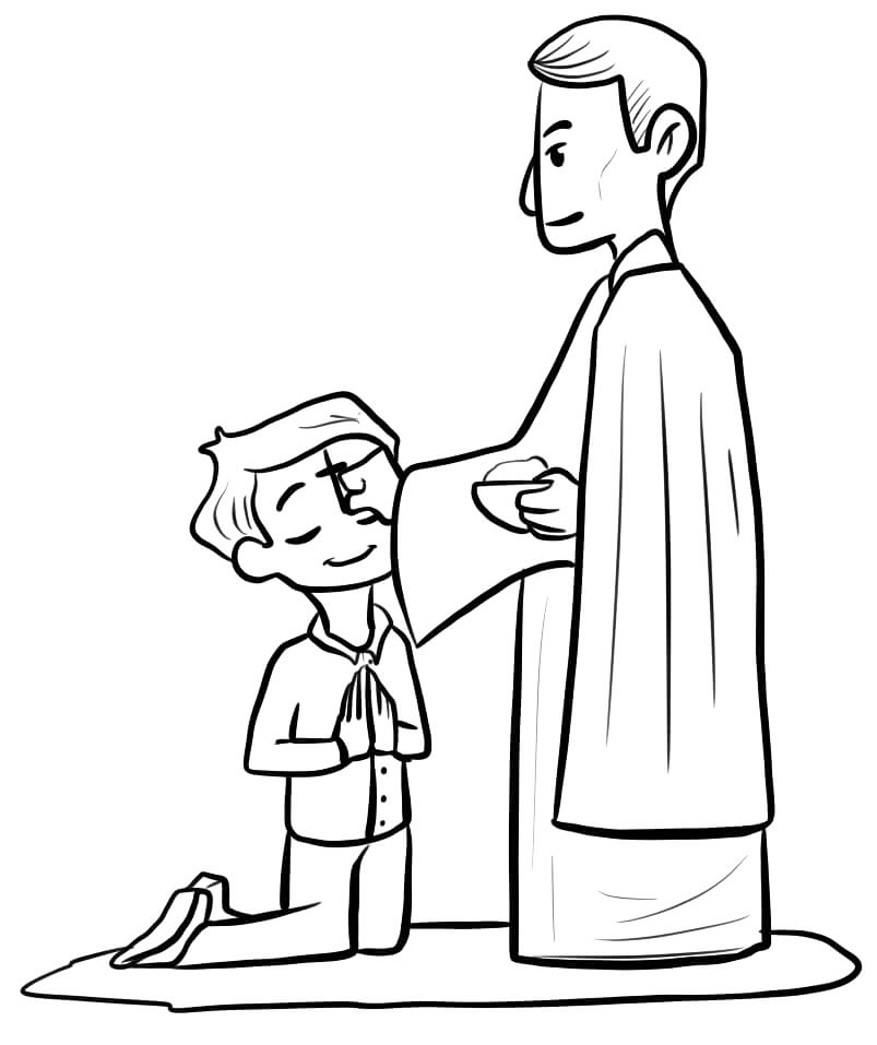 Ash wednesday coloring pages