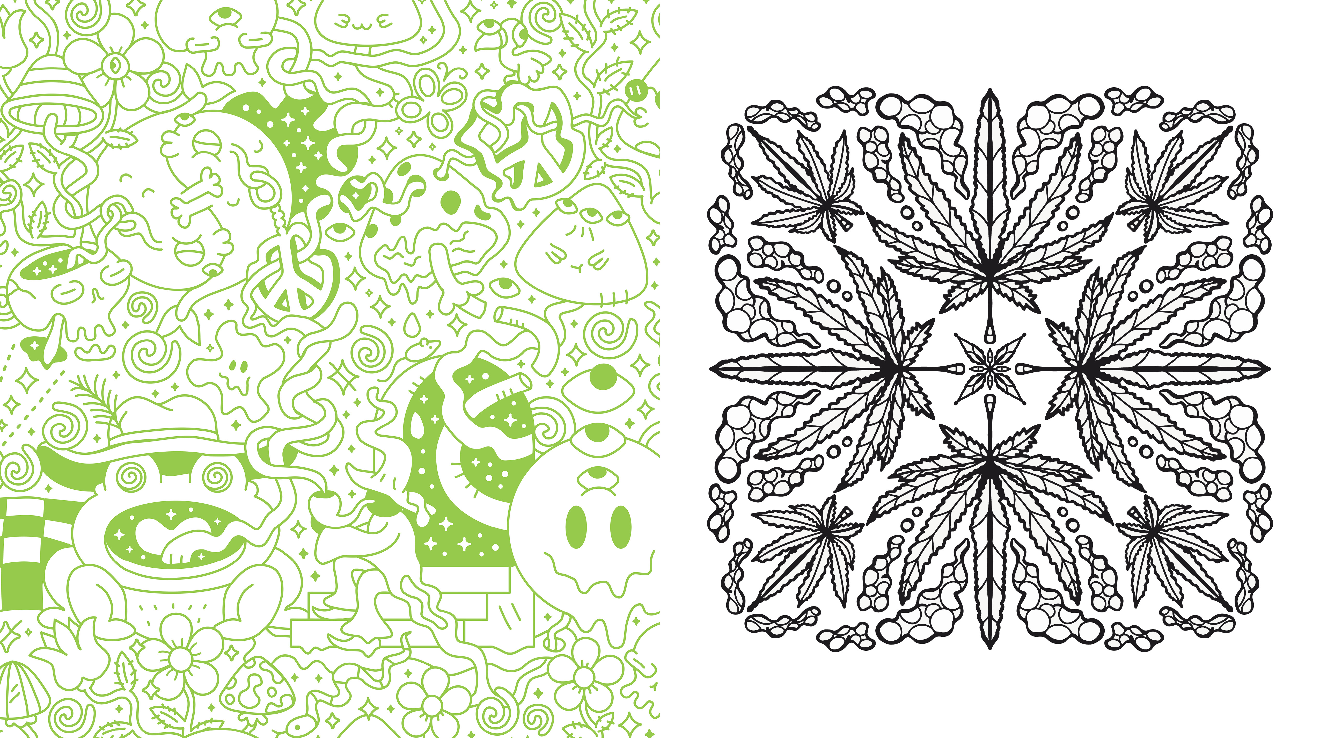 Weed coloring book by editors of chartwell books at a glance the group