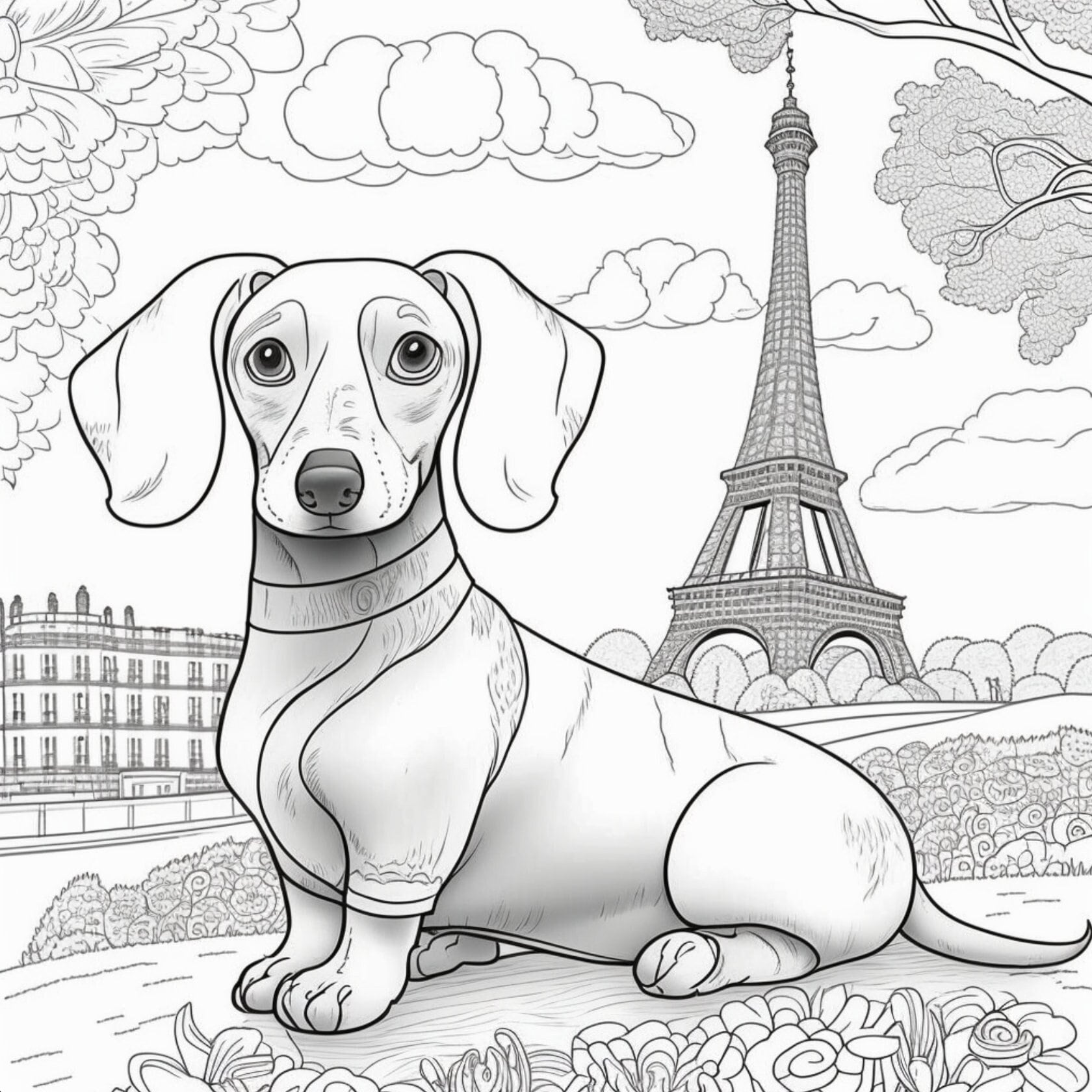 Dachshund coloring