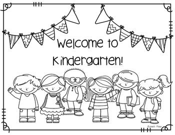 Wele to our class coloring sheet freebie wele to kindergarten wele to school kindergarten coloring pages