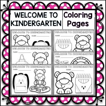 Wele to kindergarten coloring pages in wele to kindergarten kindergarten coloring pages attendance chart