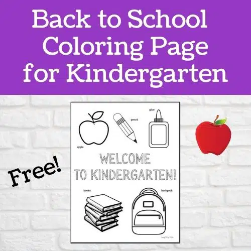 First day of kindergarten printables signs worksheets coloring pages and more