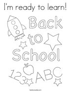 Wele to preschool coloring page
