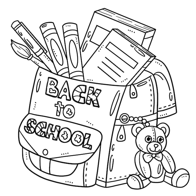 Back to school coloring page images