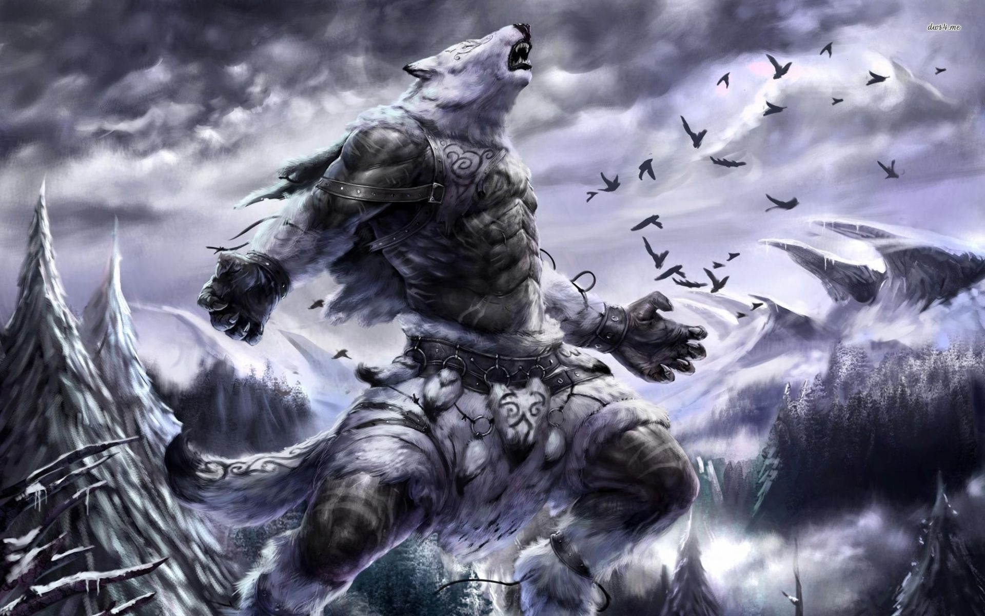 Werewolf wallpapers and backgrounds k hd dual screen