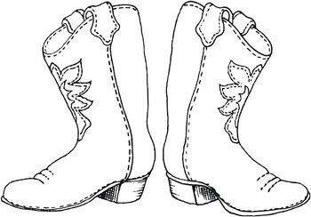 Western cowboy coloring pages