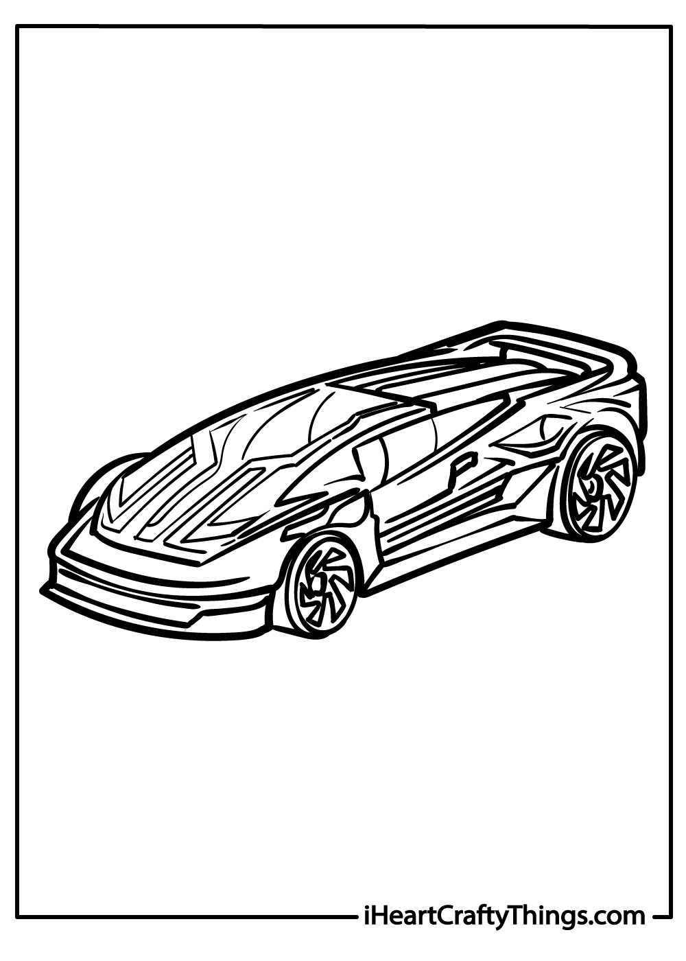 Hot wheels coloring pages free printables