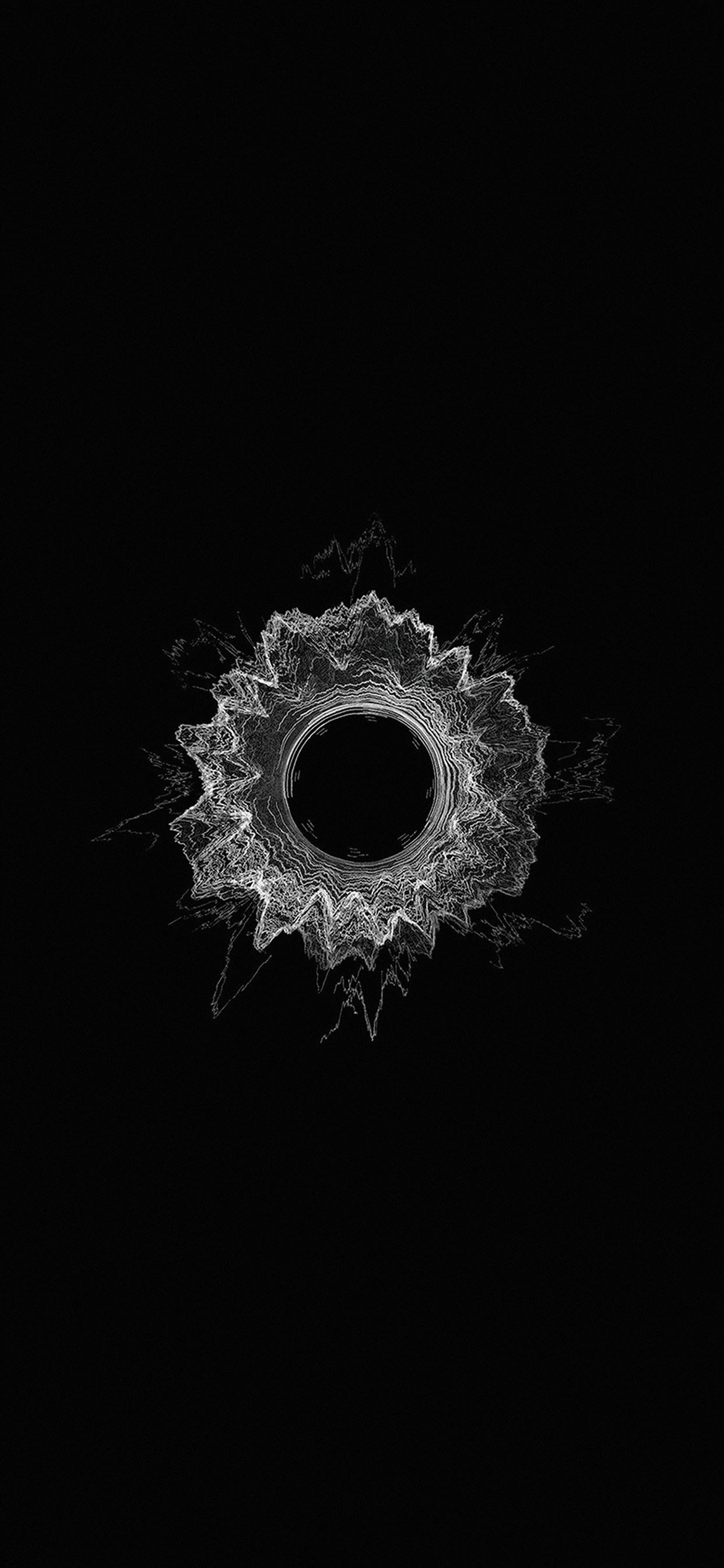 Dark hole black minimal pattern background iphone x wallpapers free download