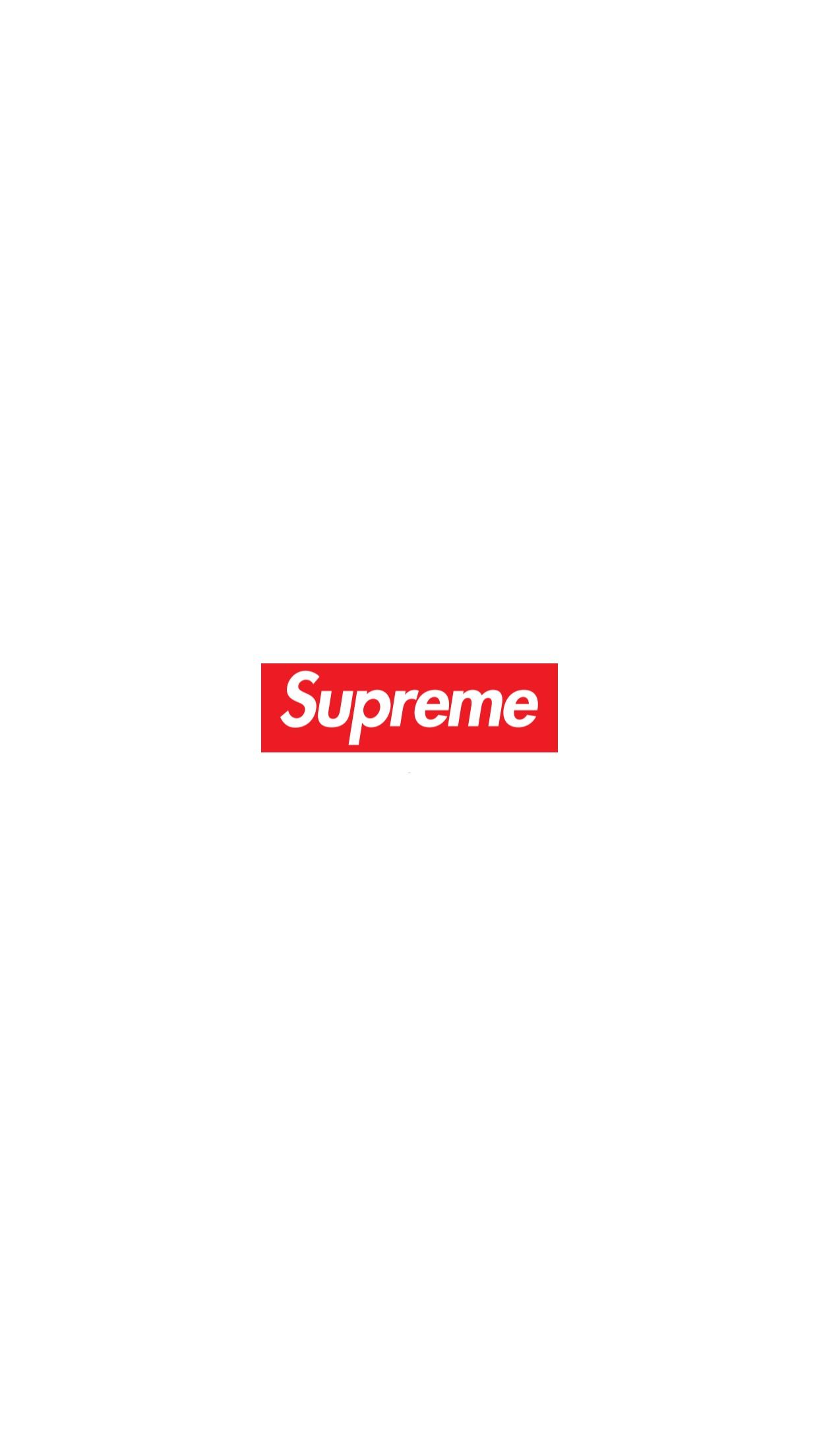 Supreme white iphone wallpapers