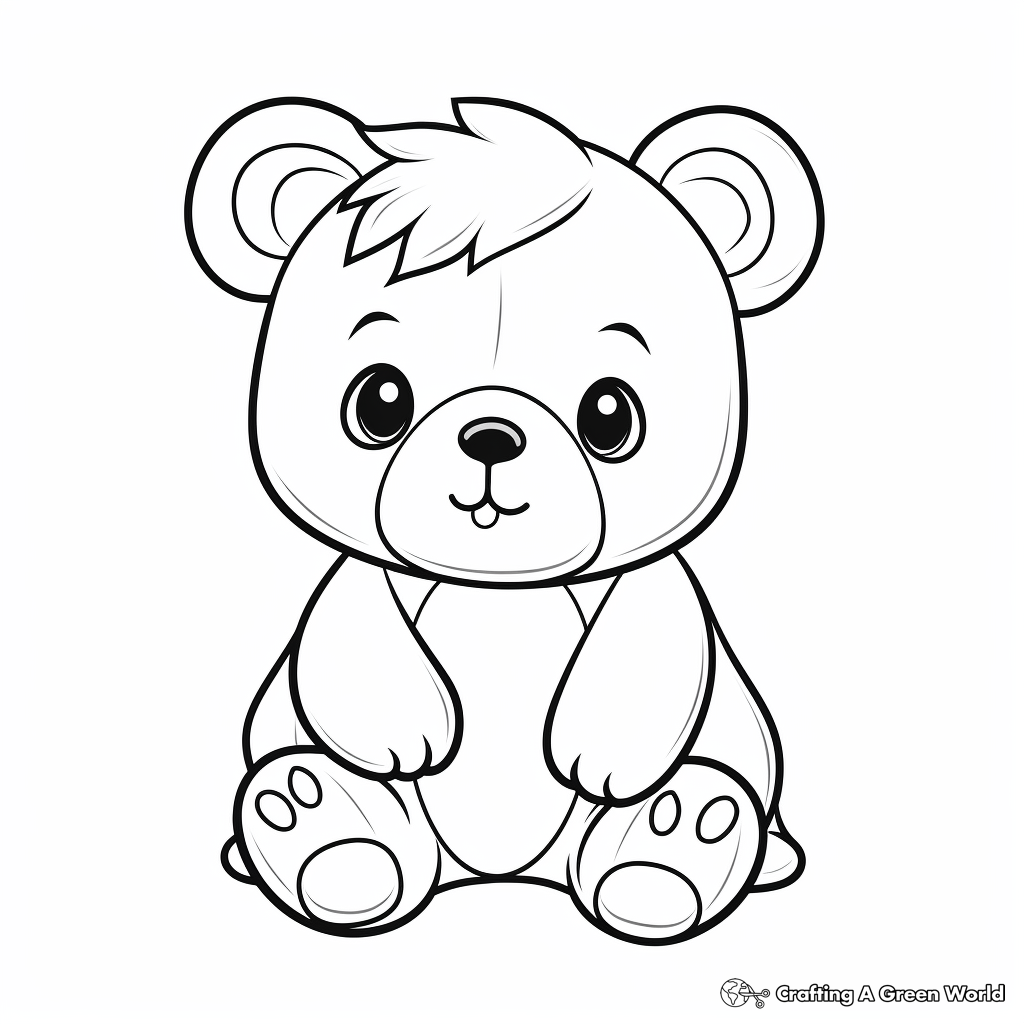 Teddy bear coloring pages