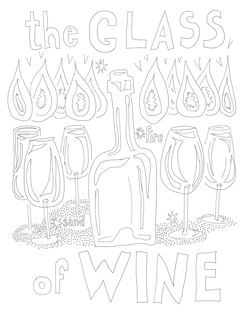 Color this adult wine