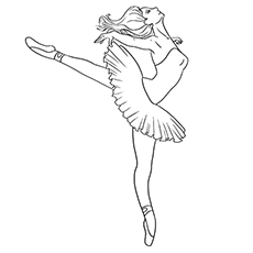 Top free printable beautiful ballet coloring pages online
