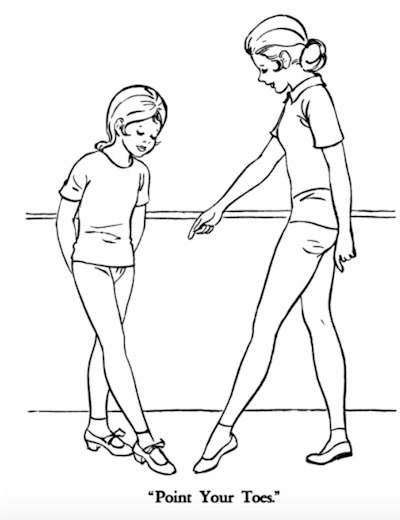 Free ballerina coloring pages you can print from home