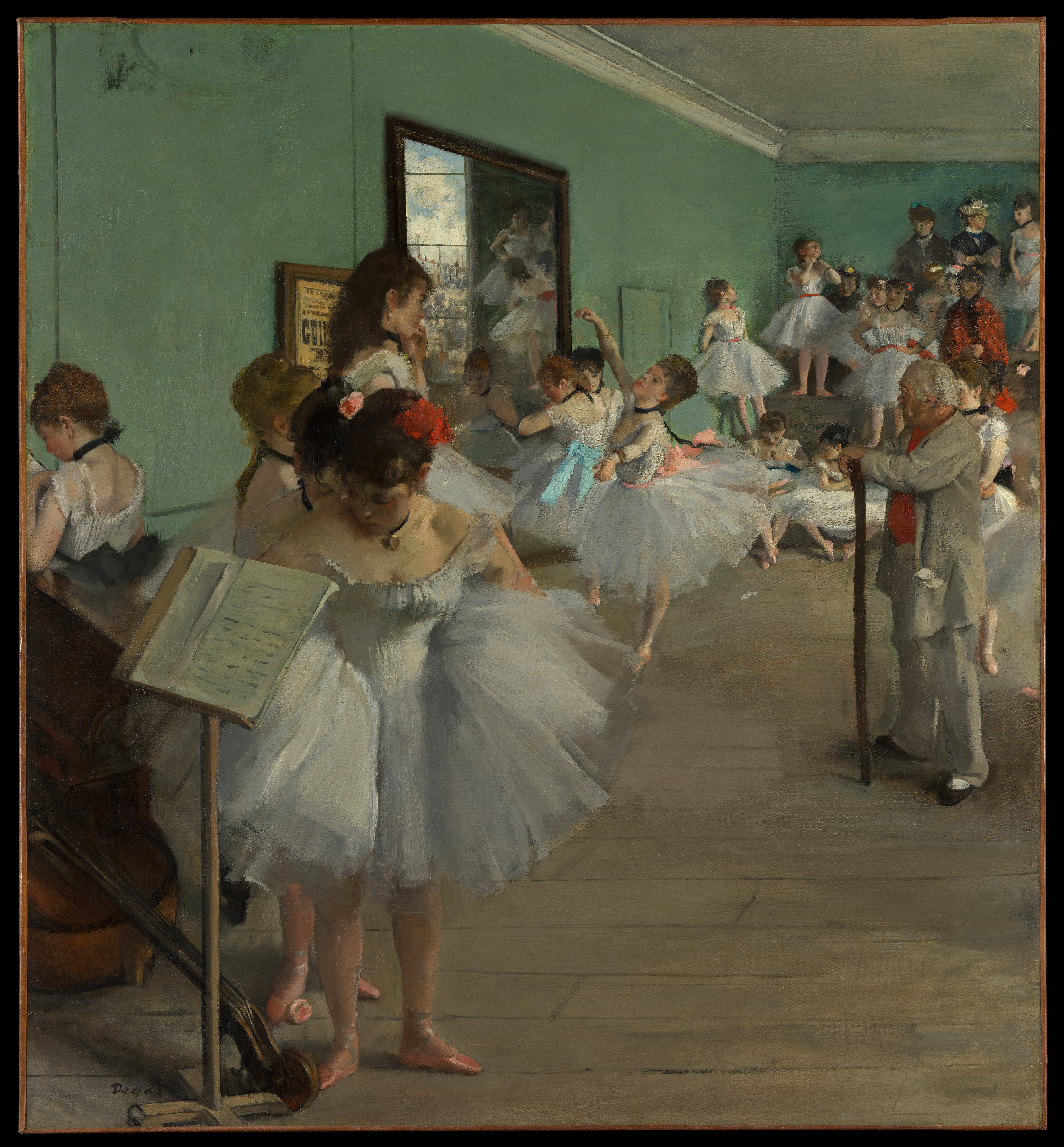Edgar degas the dance class the metropolitan museum of art