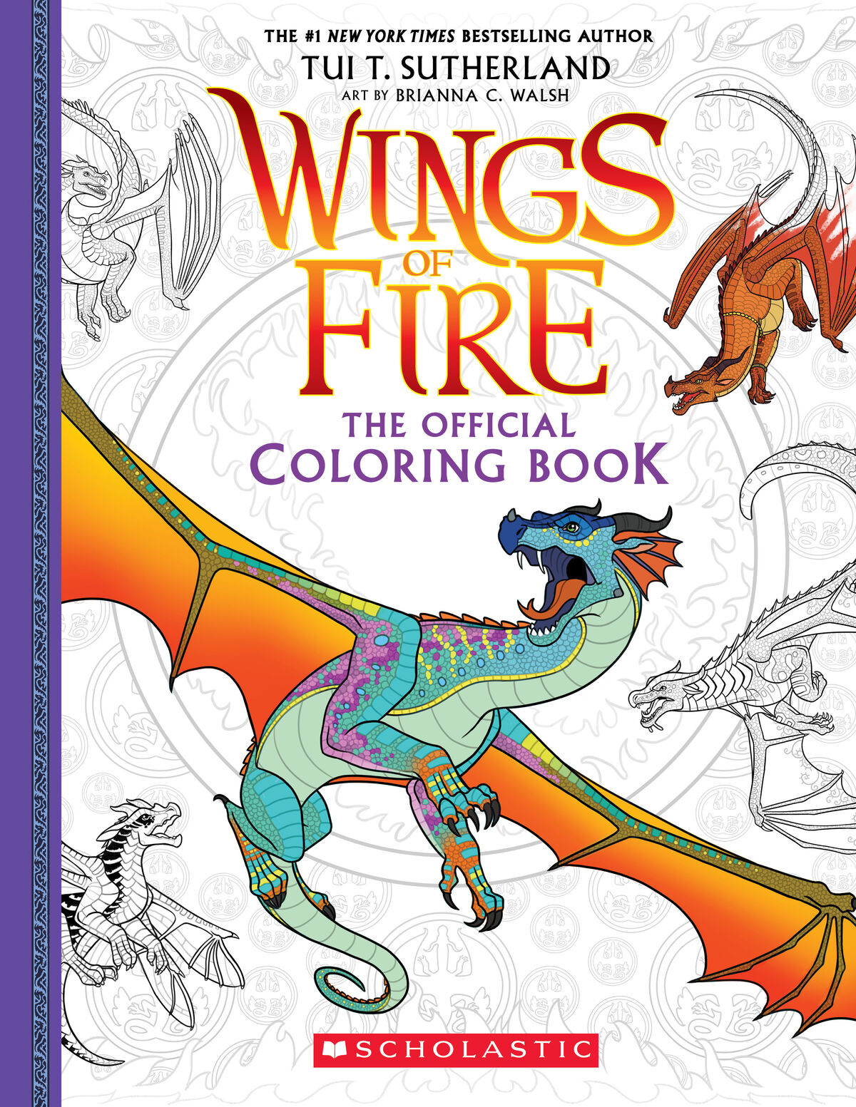 Official wings of fire coloring book wings of fire wiki
