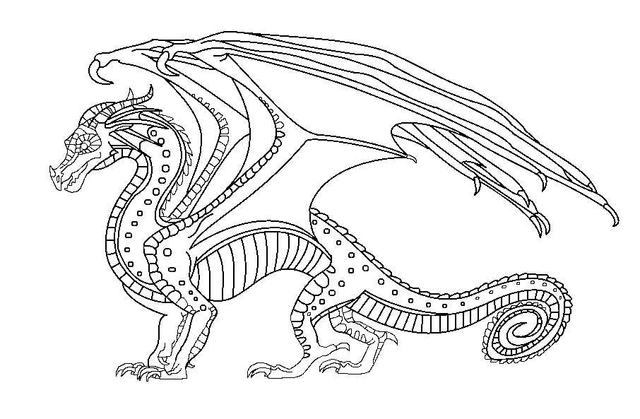 Wings of fire printable coloring pages