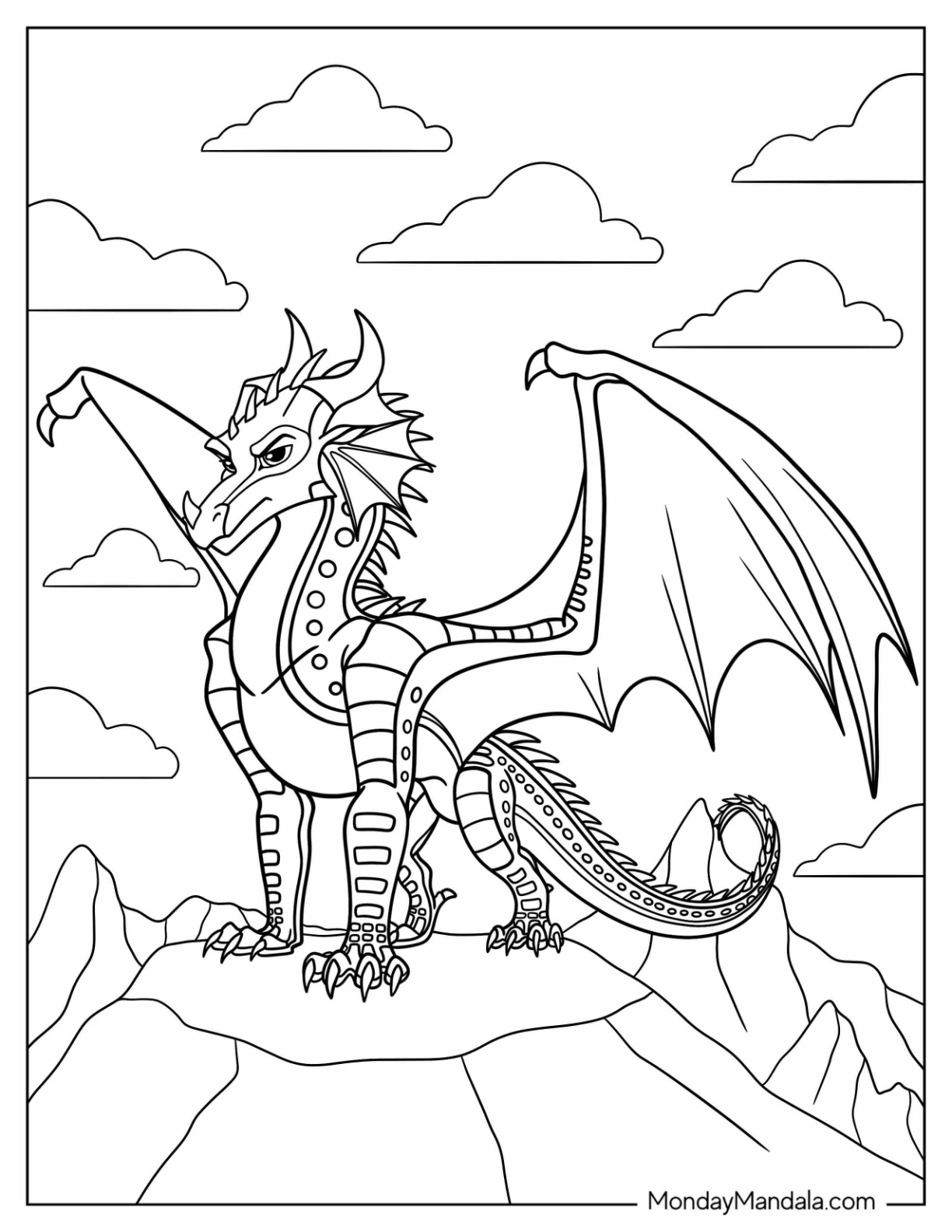 Wings of fire coloring pages free pdf printables
