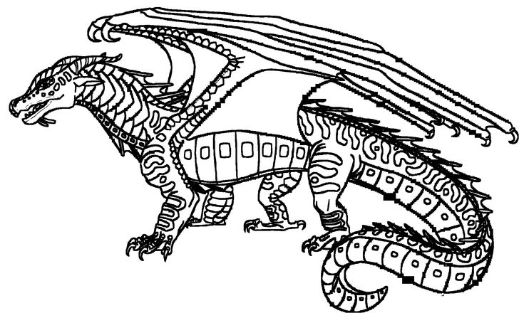 Free wings of fire coloring pages pdf to print