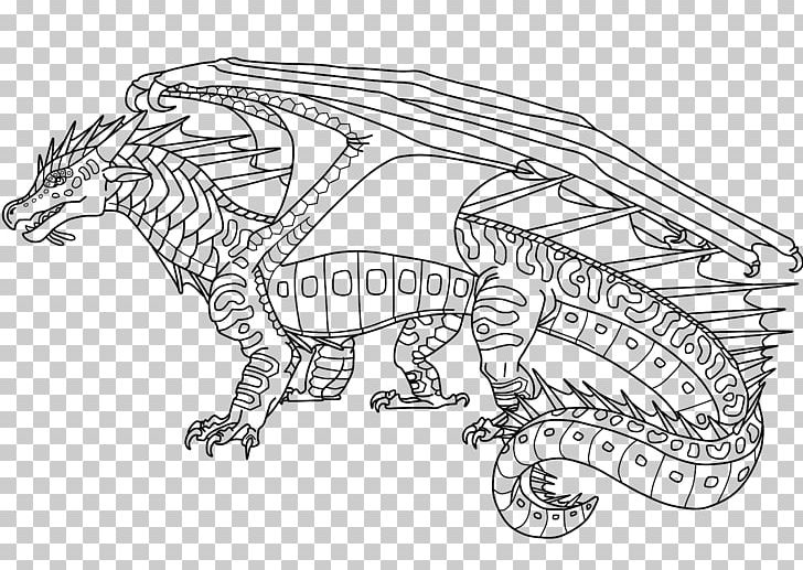 Line art wings of fire coloring book dragon png clipart art artwork automotive design black and