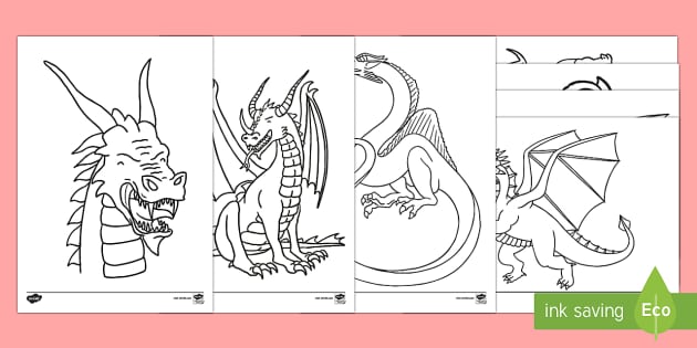 Dragon louring in sheets mindfulness primary resources