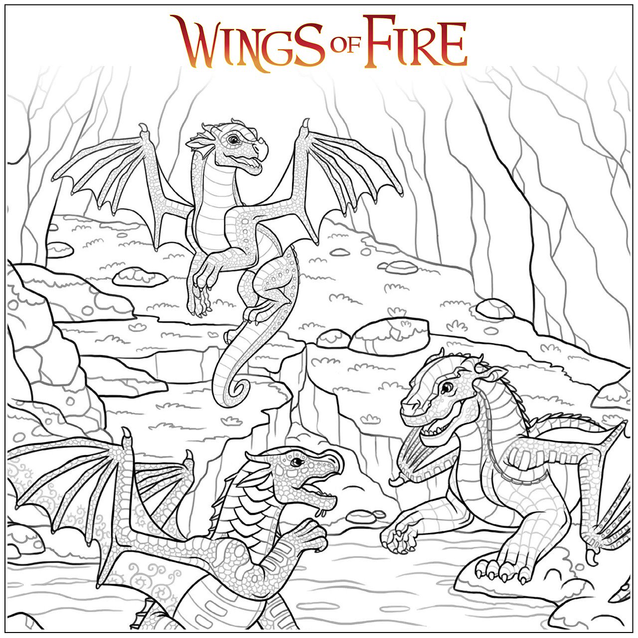 Scholastic on x ð hey fanwings have you bought the official wings of fire coloring book ð spread your creative wings and color all your favorite wings of fire dragons in this