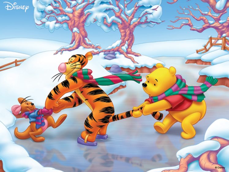 Winnie the pooh disney christmas wallpapers hd desktop and mobile backgrounds
