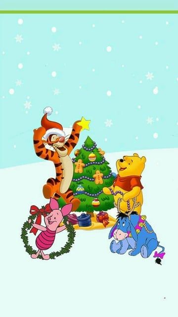 Disney christmas winnie the pooh christmas disney christmas cute winnie the pooh