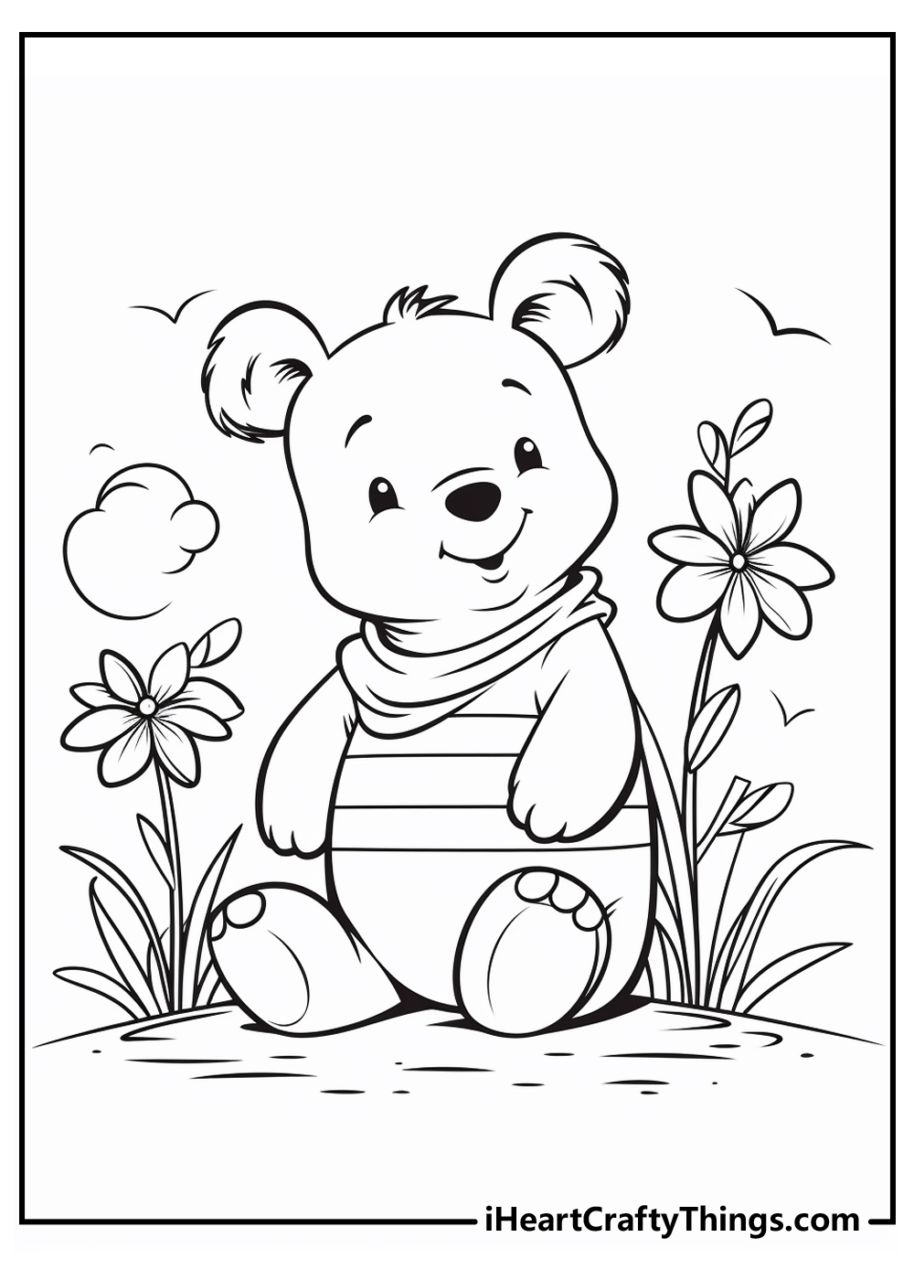 Winnie the pooh coloring pages free printables