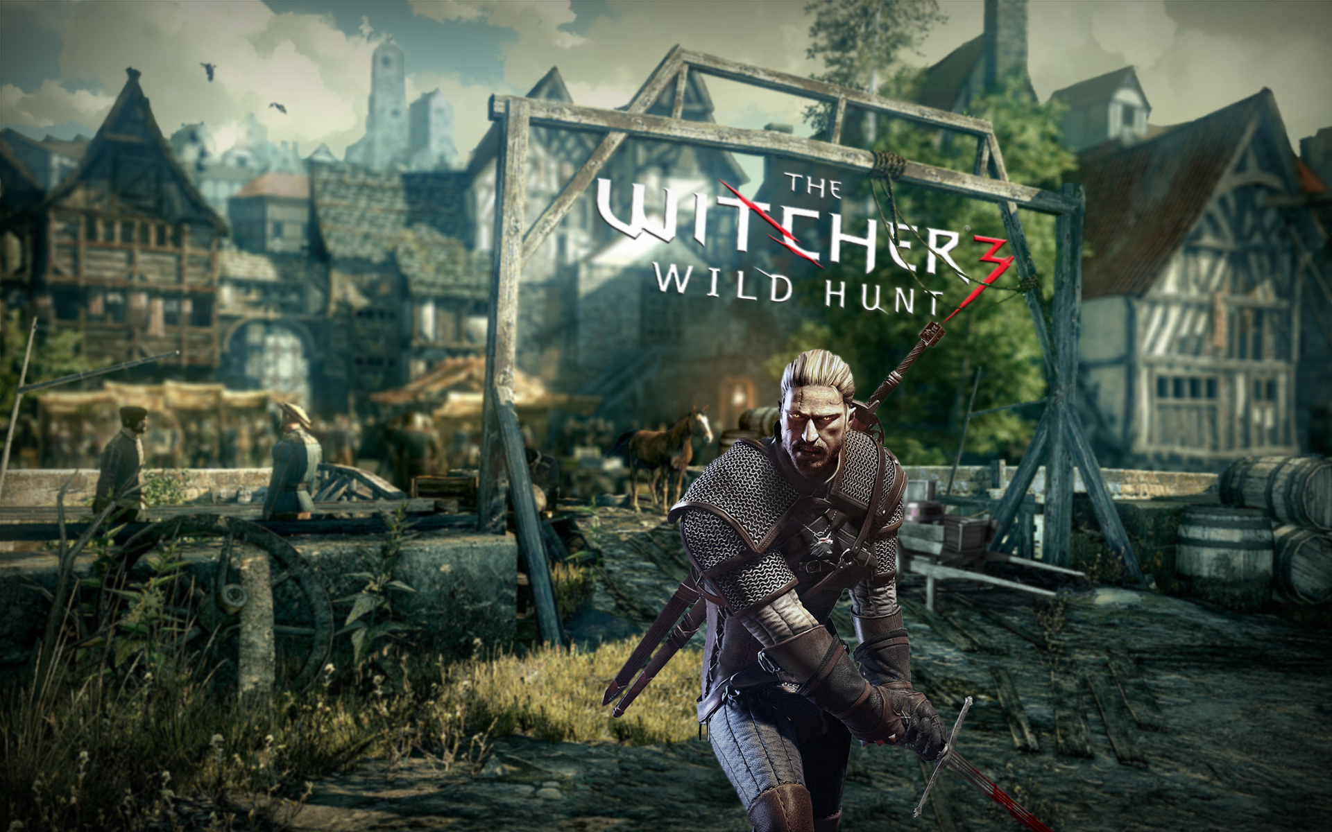 Witcher wild hunt wallpaper by bejusek on