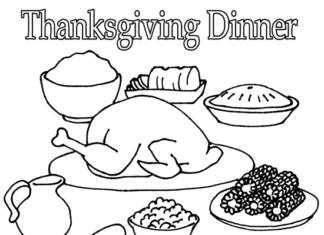Thanksgiving coloring pages to print and print online