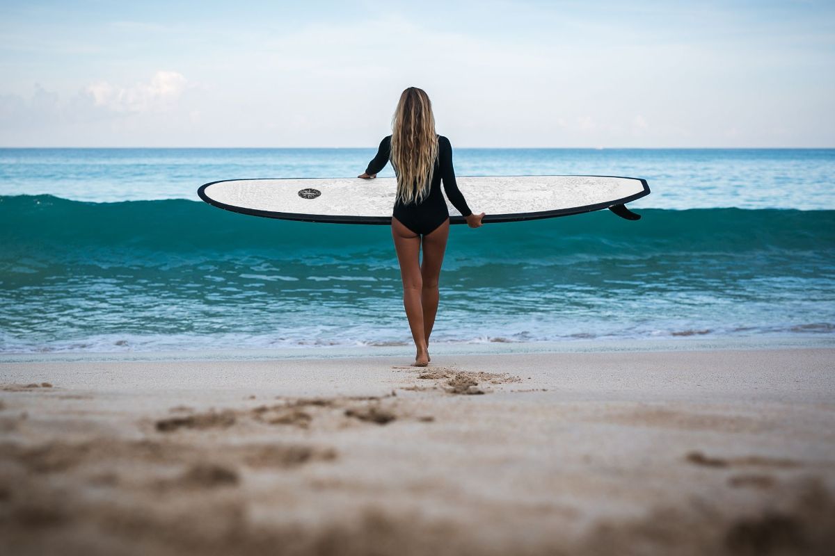 From life in waves in wallpaper wizard â hd desktop background with women surfing at beach