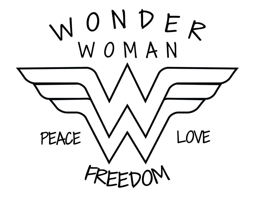 Wonder woman logo stencil wonder woman logo wonder woman wonder woman shirt