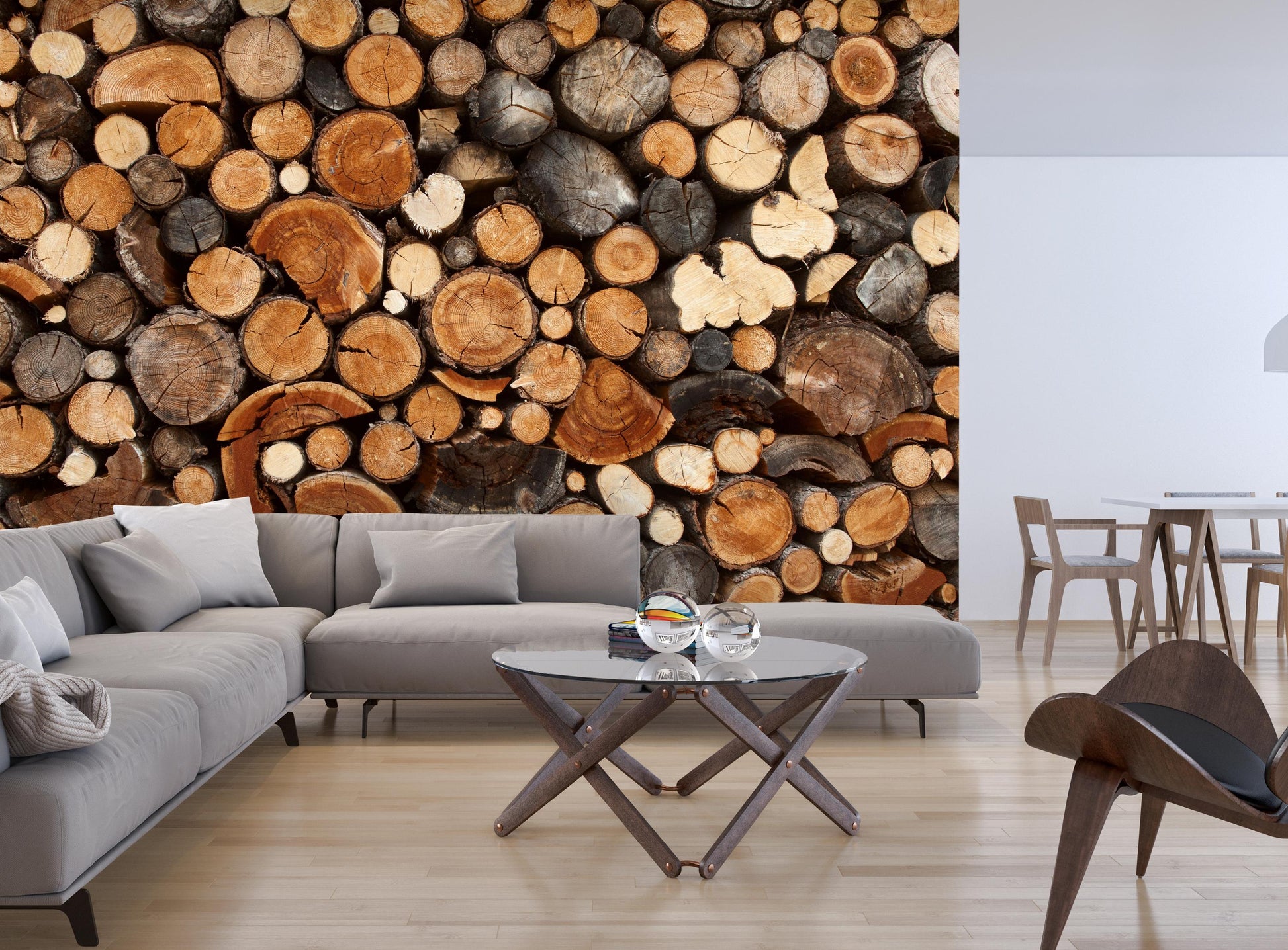 Discover wood wallpaper wood look wood pile m