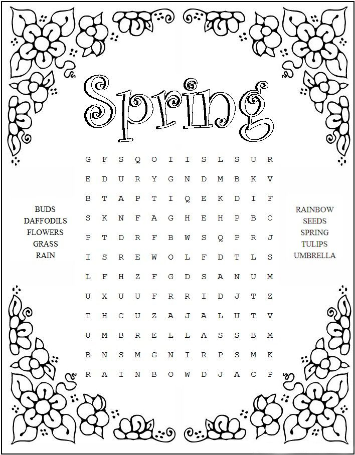 Spring word search