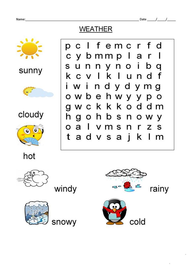 St grade word search