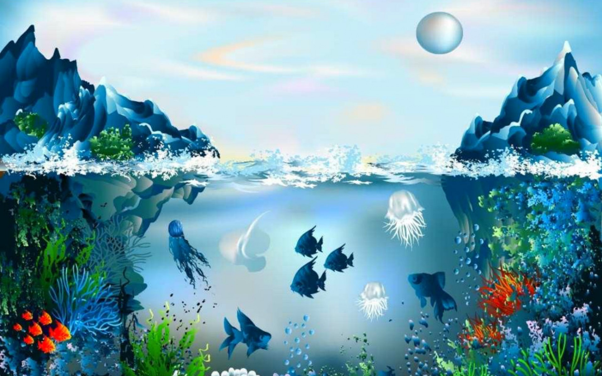 Underwater world best hd wallpaper
