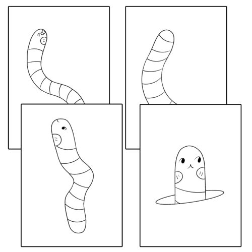 Worms coloring pages worksheet activities book worms morning work made by teachers