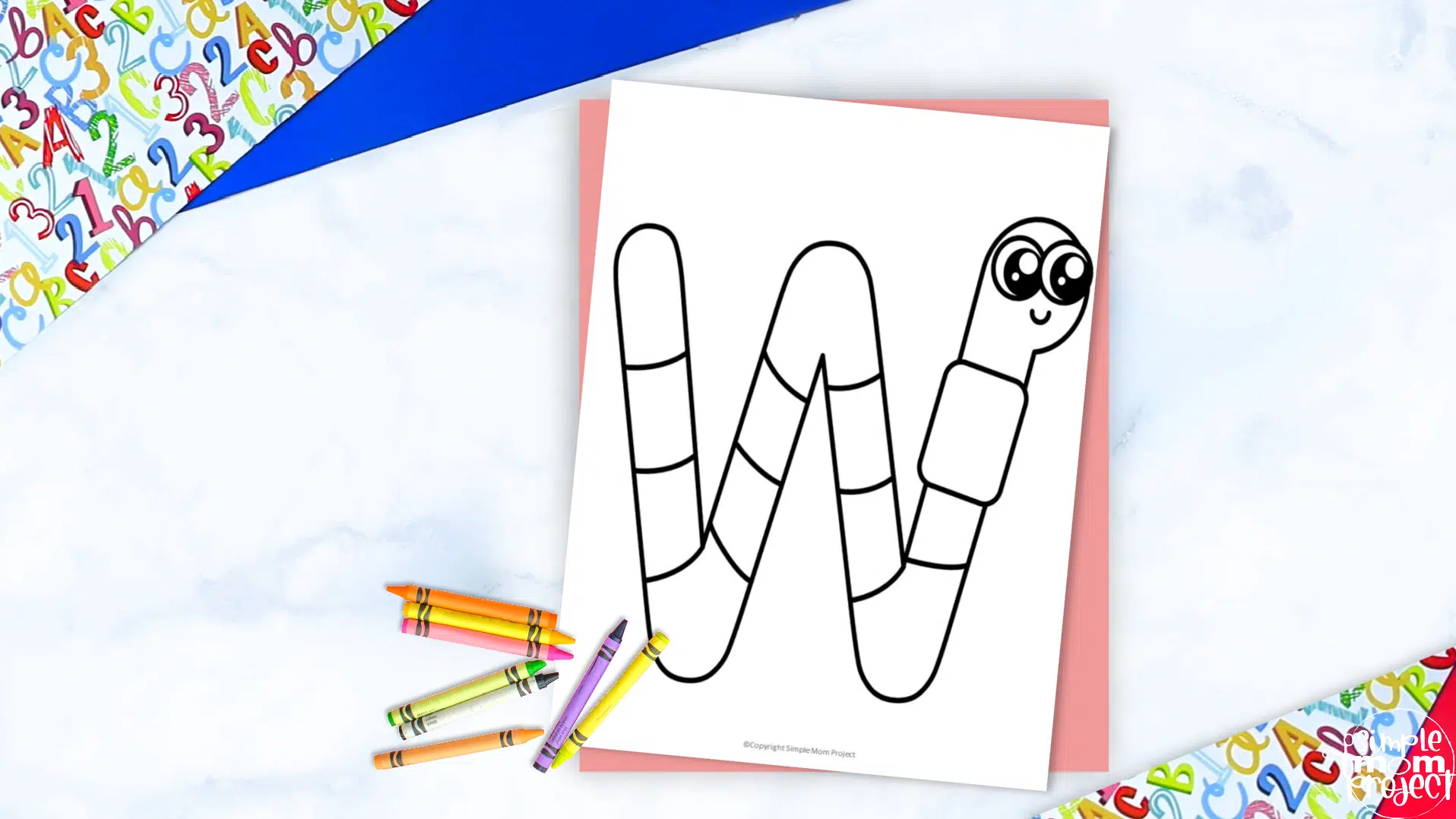 Free printable letter w coloring page â simple mom project