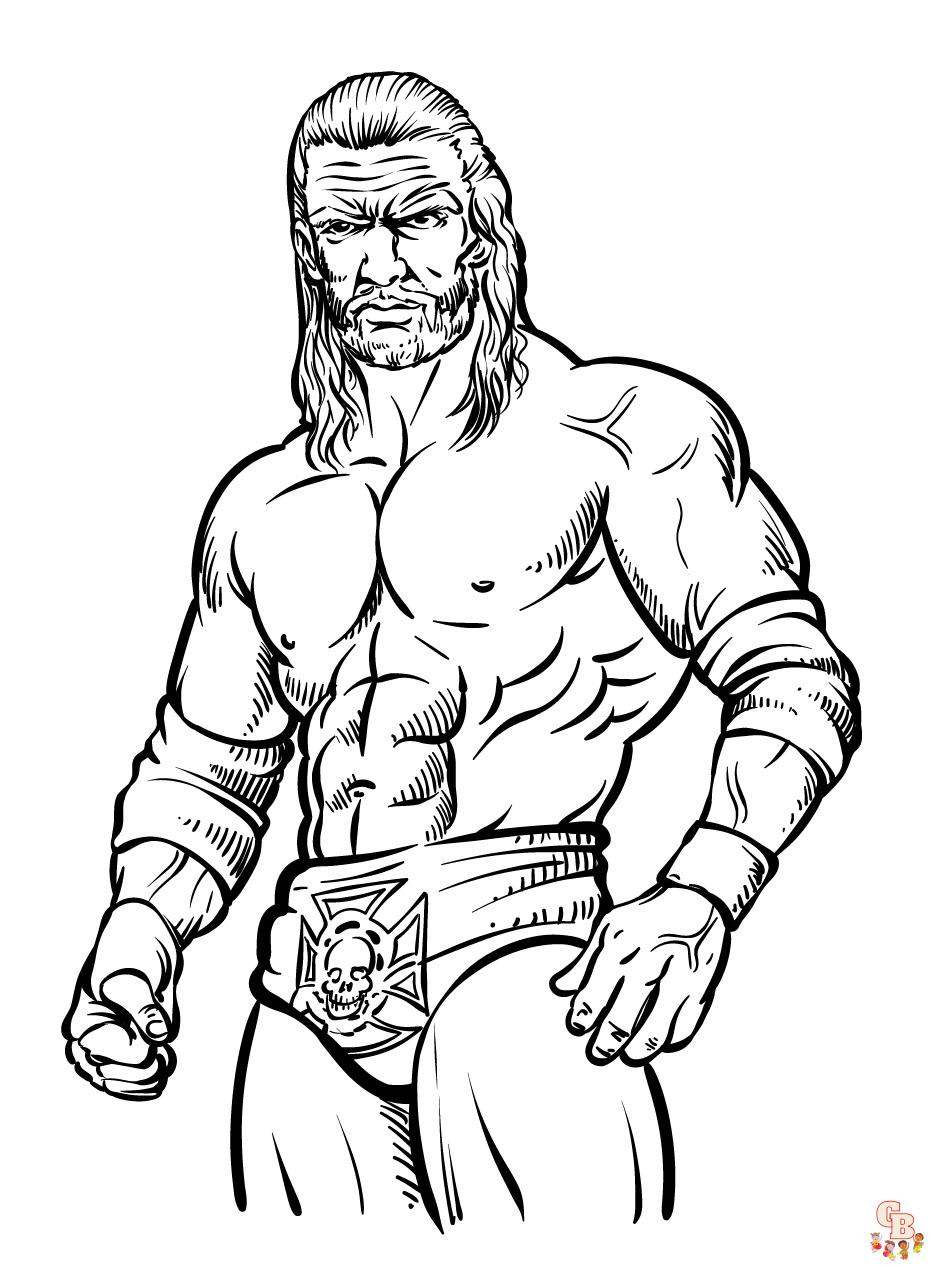 Wwe coloring pages unleash your creative side with designs