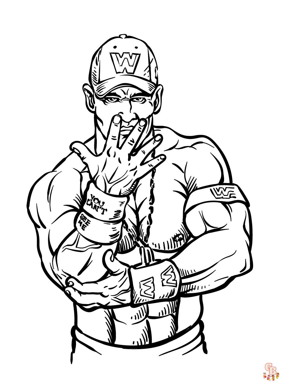 Wwe coloring pages unleash your creative side with designs
