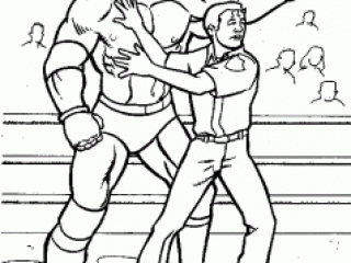 Best wrestling wwe coloring pages for kids