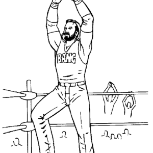 Wwe coloring pages printable for free download