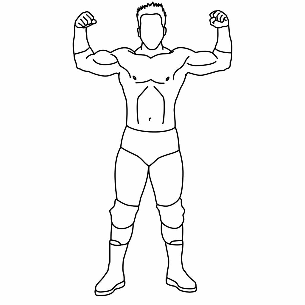 How to draw a wrestler a detailed and fun tutorial