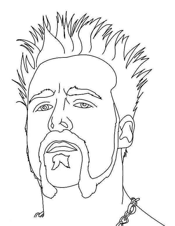 Wwe wrestling opponent coloring page color luna wwe coloring pages coloring pages punk drawing
