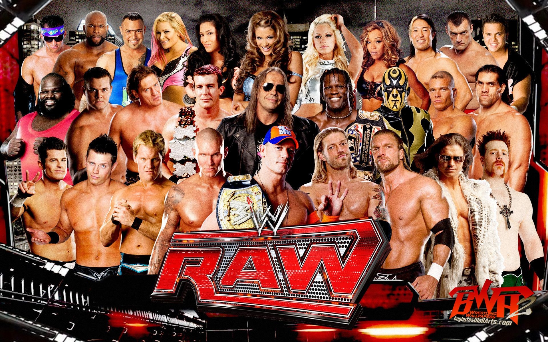 Wwe raw superstars wallpaper pictures