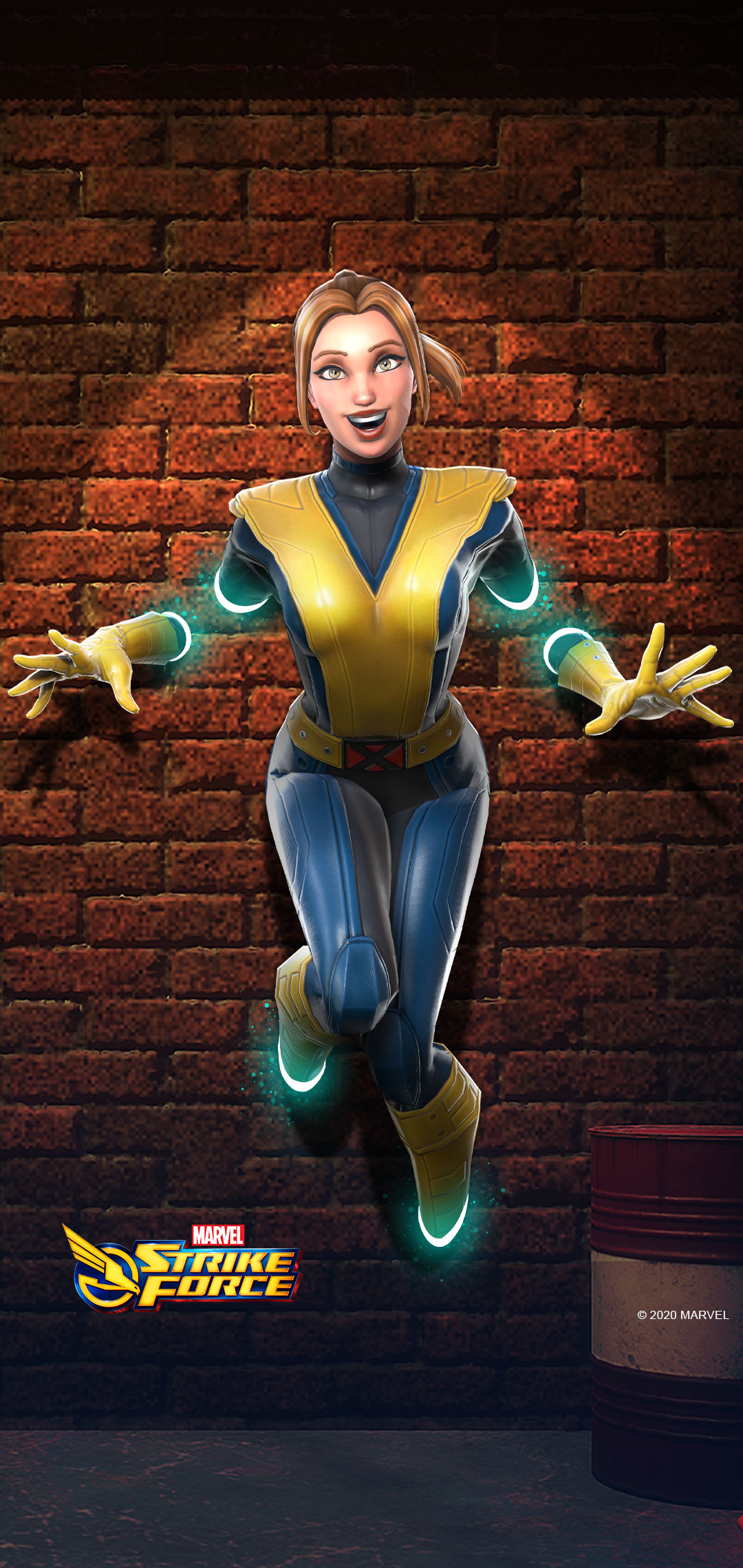 Marvel strike force on kitty pryde wallpaper put it on your phone try to walk through a wall dont do that instantly regret it if you did it httpstcobwbrka