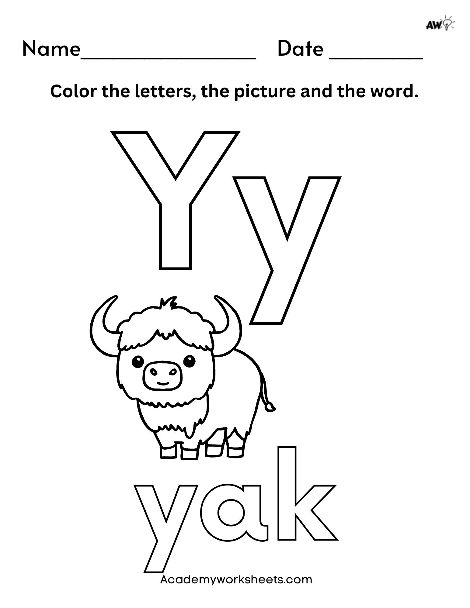 The best coloring the alphabet printable worksheets from a to z
