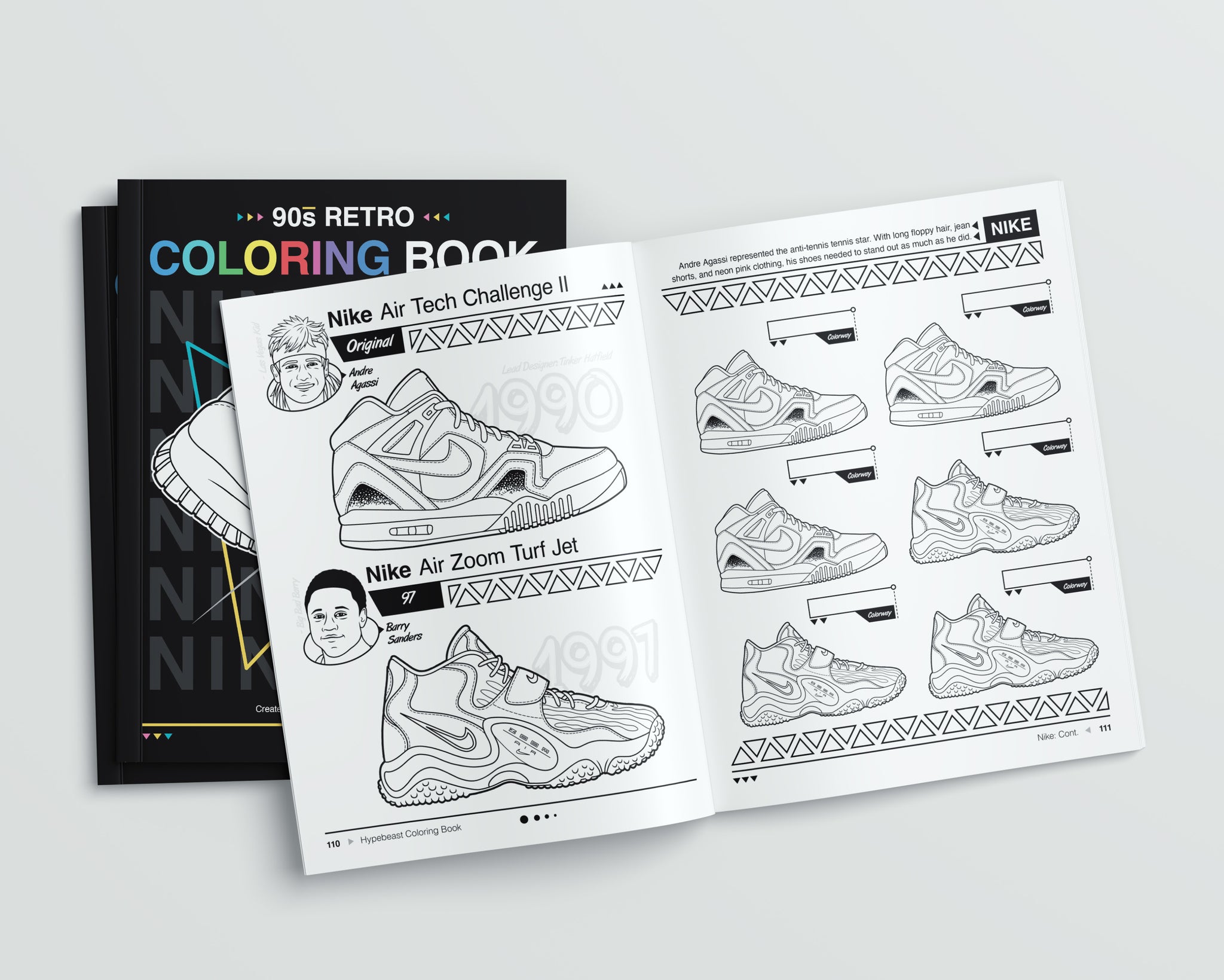 S retro sneaker coloring book â created by kicksart â kicksart shop