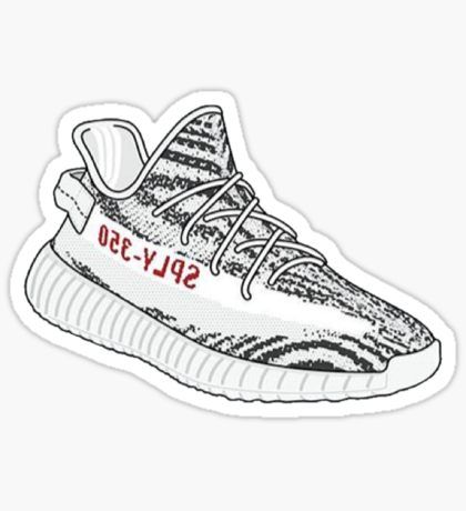 Yeezy stickers for sale sneaker posters sneakers illustration sneakers sketch