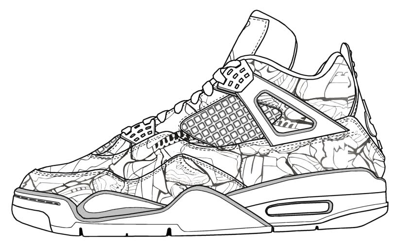 Free jordan shoes coloring pages download free jordan shoes coloring pages png images free cliparts on clipart library